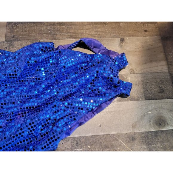 Blue Roberta sequin dress prom formal - Picture 3 of 8